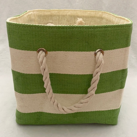 The Land of Nod | Stripes Around the Storage Collection Cube Bin